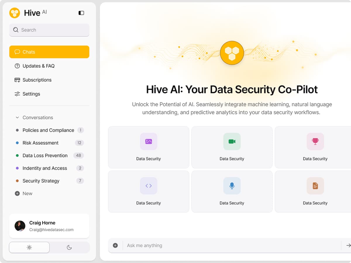 Hive Product UI