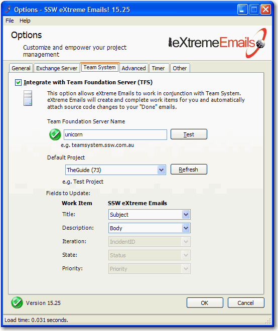 Integrate with TFS