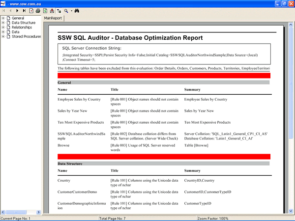 Sample Report