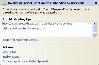 InvalidOperationException