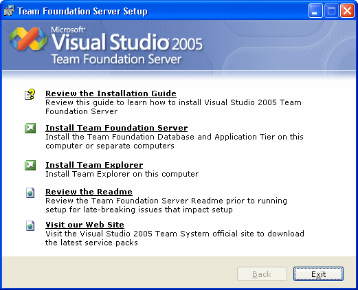 Install Team Explorer (third menu item)