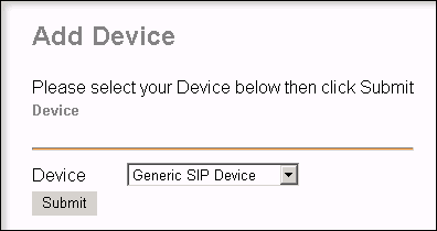 Set your SIP Device