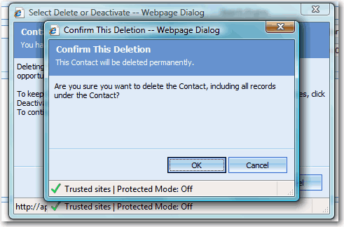 Deletion Information