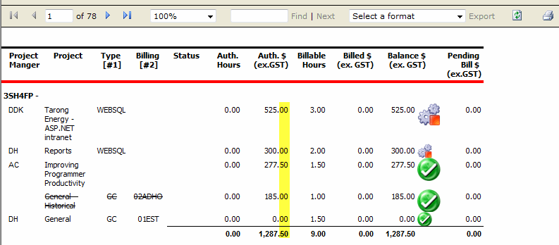 Give users the option to show decimal places.