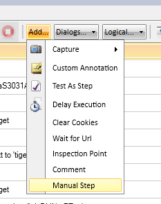 Insert a Manual Step 