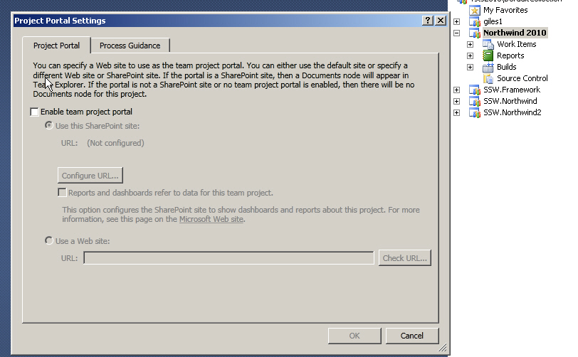 Project Portal Settings