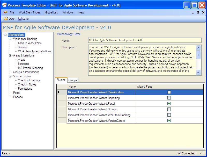 Process Template Editor