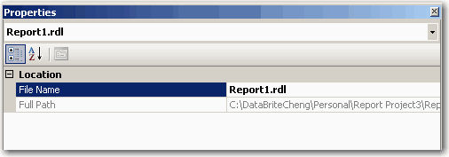 Report Properties