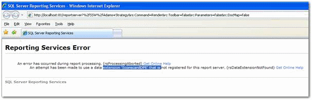 Scorecard DPE extension