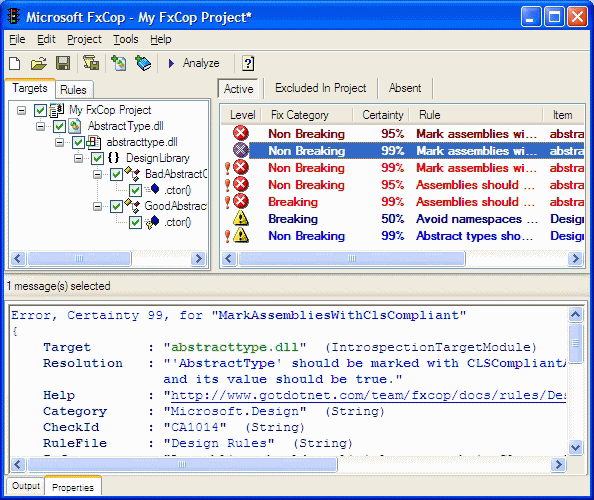 Microsoft FxCop