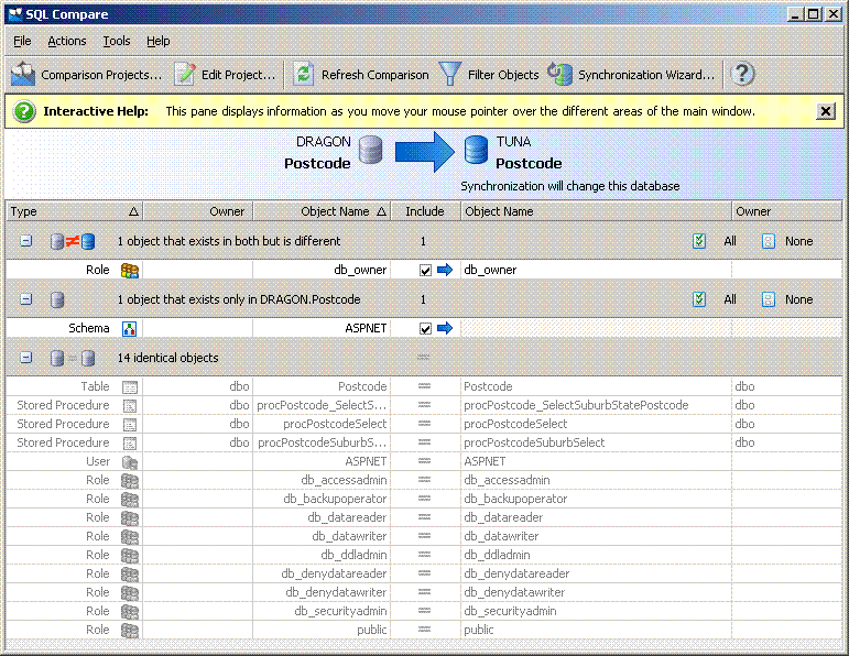 SQL Compare