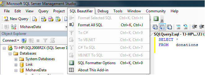 SQL Formatter