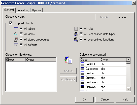 Create Script Standard