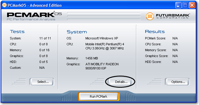 PCMark05 Details