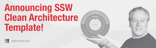 Announcing the SSW Clean Architecture Template!