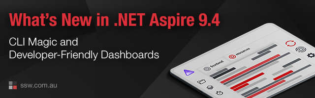 .NET Aspire 9.4 – CLI Magic and Developer-Friendly Dashboards