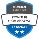 Certification microsoft power bi data analyst associate