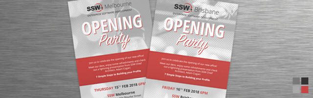 Hey Melbourne and Brisbane, you're invited to a party!