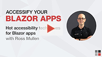 SSW TV - Accessify your Blazor apps - Hot accessibility techniques for Blazor apps