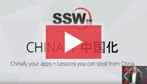 SSW TV - Chinafy your apps + Lessons you can steal from China | Adam Cogan