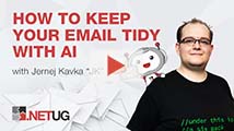 How to keep your email tidy with AI with Jernej Kavka (JK)